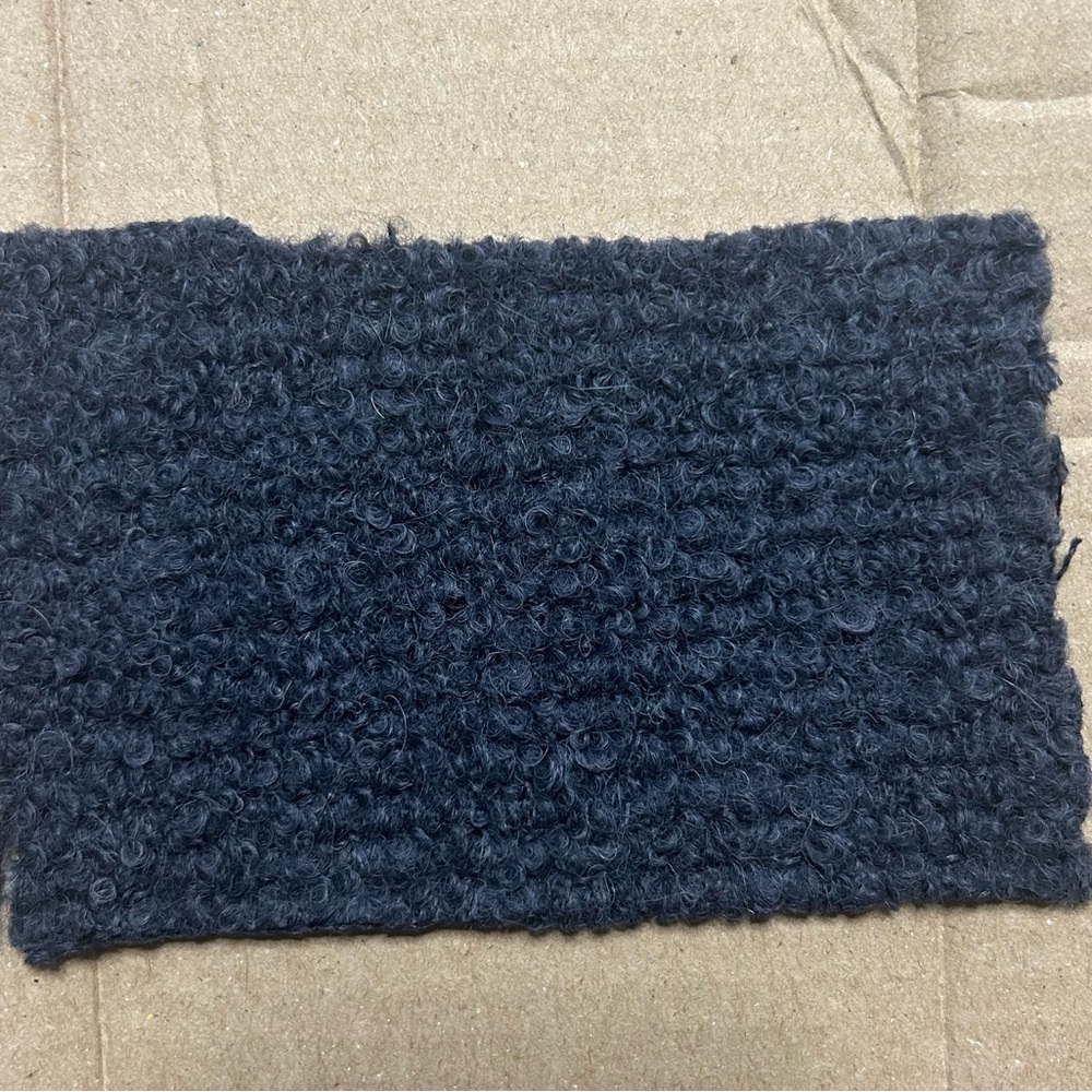 7 yards of double weave Alpaca Boucle fabric